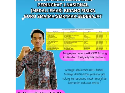 Juara 1 Olimpiade Guru Fisika