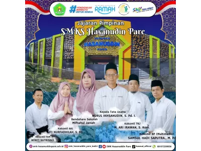 Jajaran Pimpinan SMKS Hasanudin Pare
