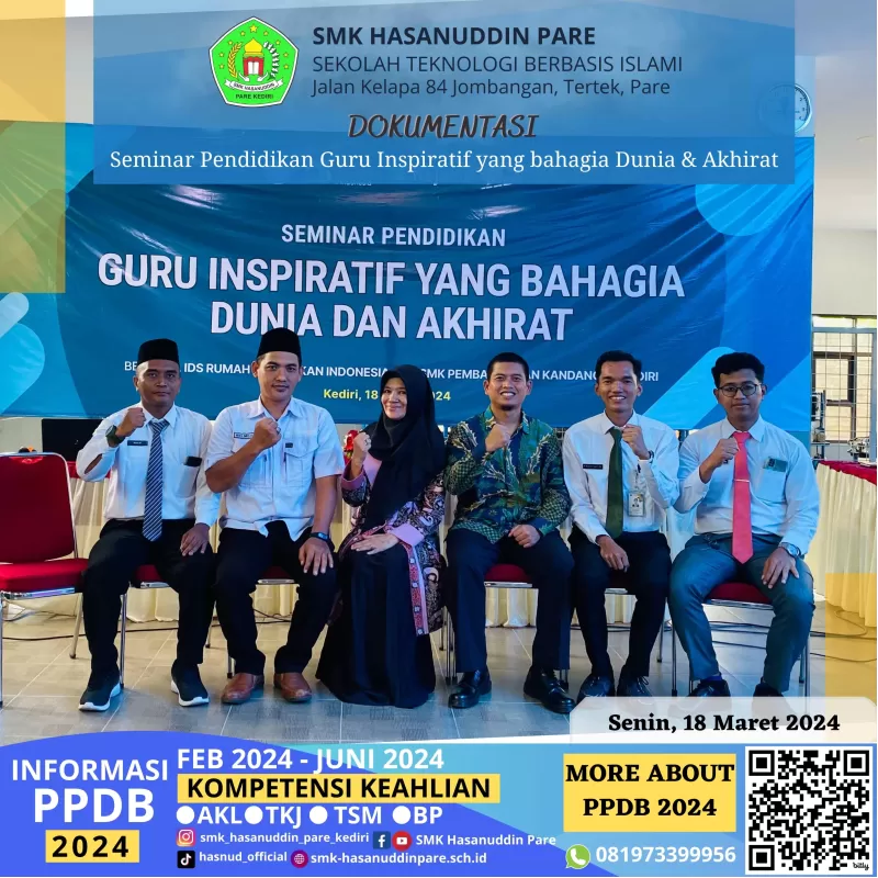SMK Hasanuddin Ikuti Seminar Pendidikan Mengangkat Tema 